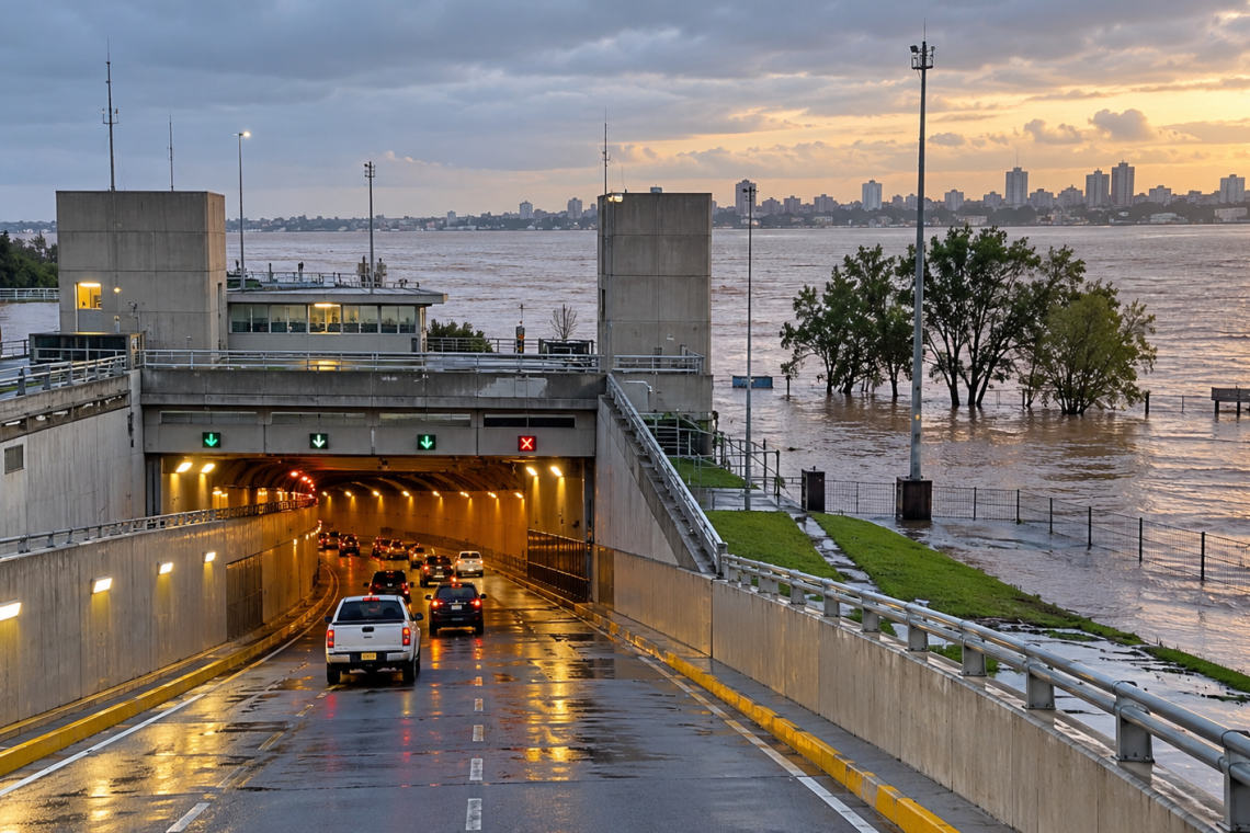 El Túnel Subfluvial capacita a todo su personal ante una eventual emergencia hídrica