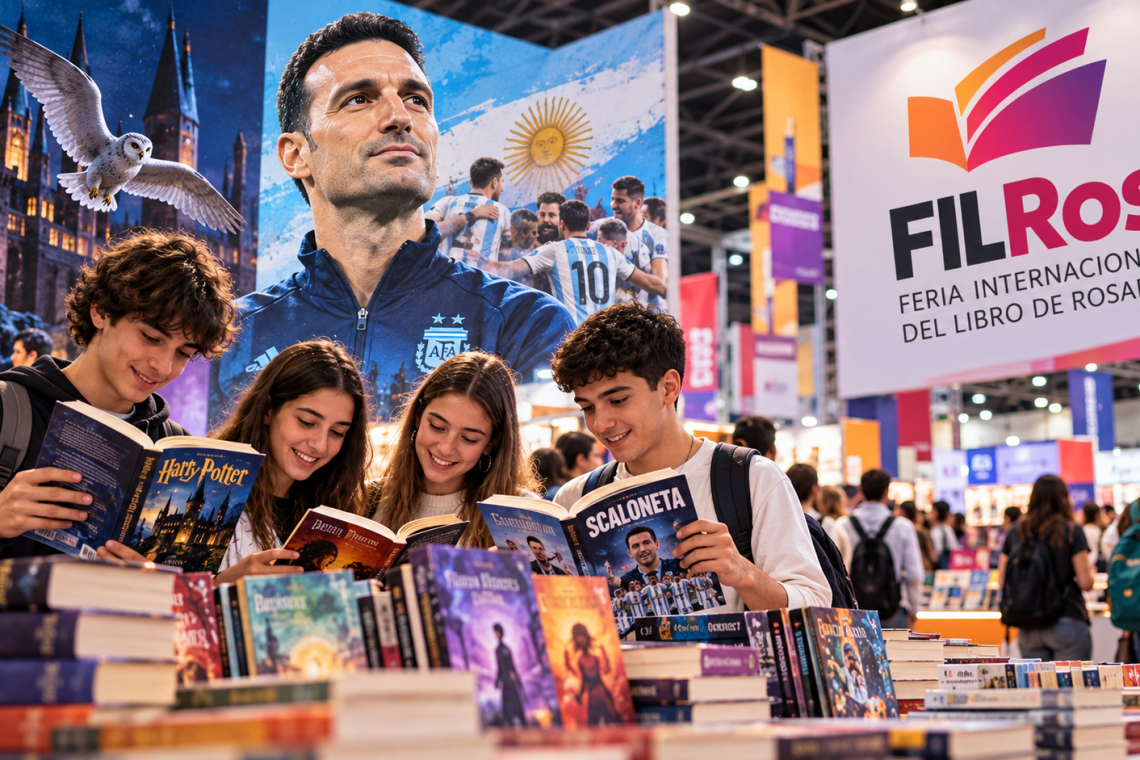 Novelas juveniles, Harry Potter y la Scaloneta: las propuestas que convocan a los jóvenes en la Feria del Libro de Rosario