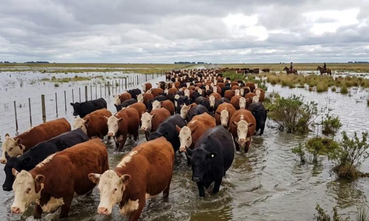Murió un productor de 70 años mientras trasladaba ganado en una zona inundada de Santa Fe