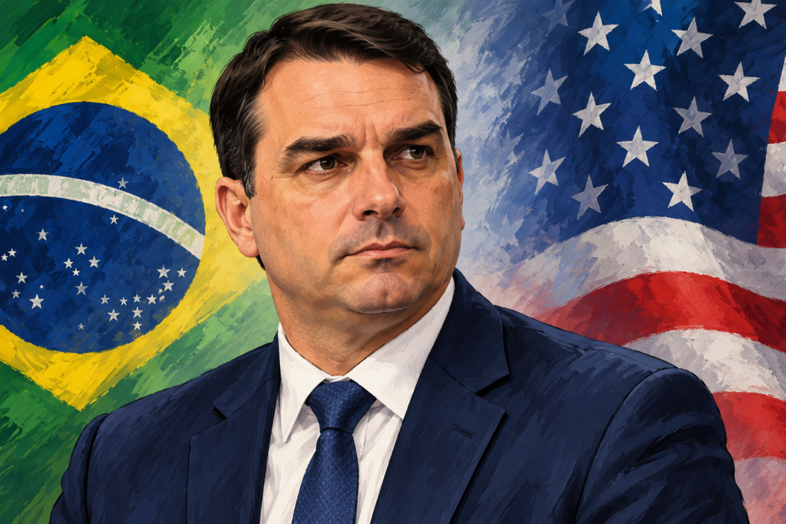 Medios brasileños reportan que Flávio Bolsonaro salió hacia Estados Unidos y buscaría asilo político