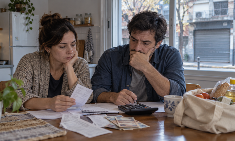 El empleo privado formal acumula 14 meses de caída y el salario mínimo perdió el 40,8 % de su poder de compra